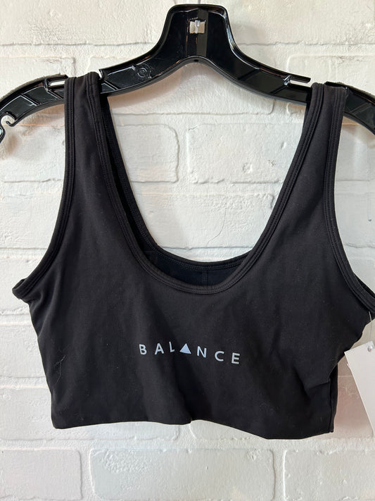 Black Athletic Bra Balance Collection, Size M