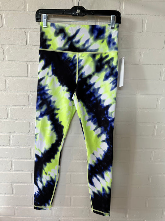 Blue & Yellow Athletic Leggings Athleta, Size 4