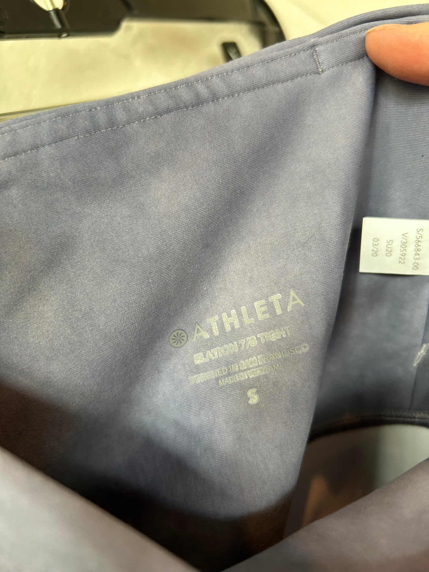 Blue Athletic Leggings Athleta, Size 4