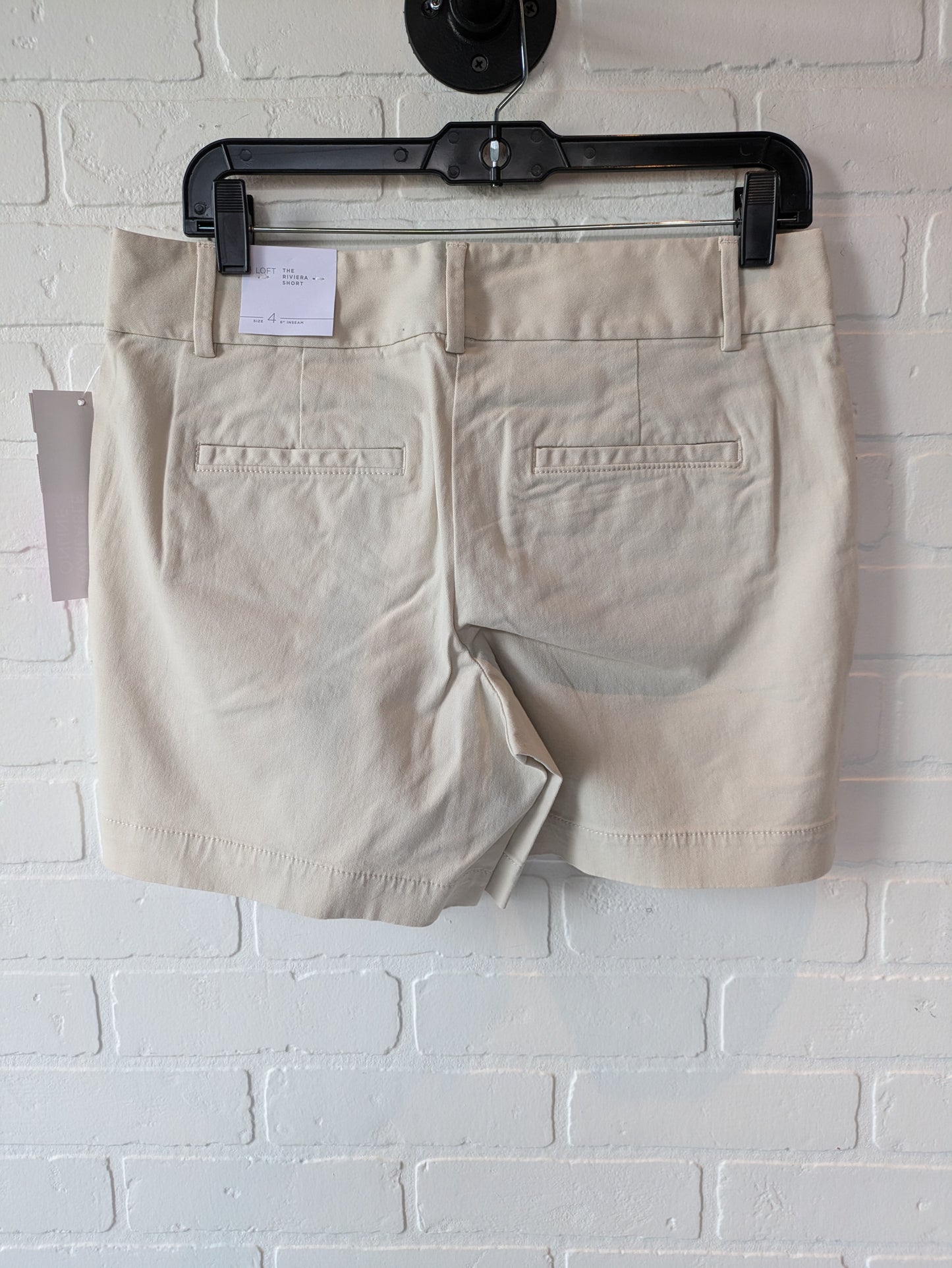 Tan Shorts Loft, Size 4