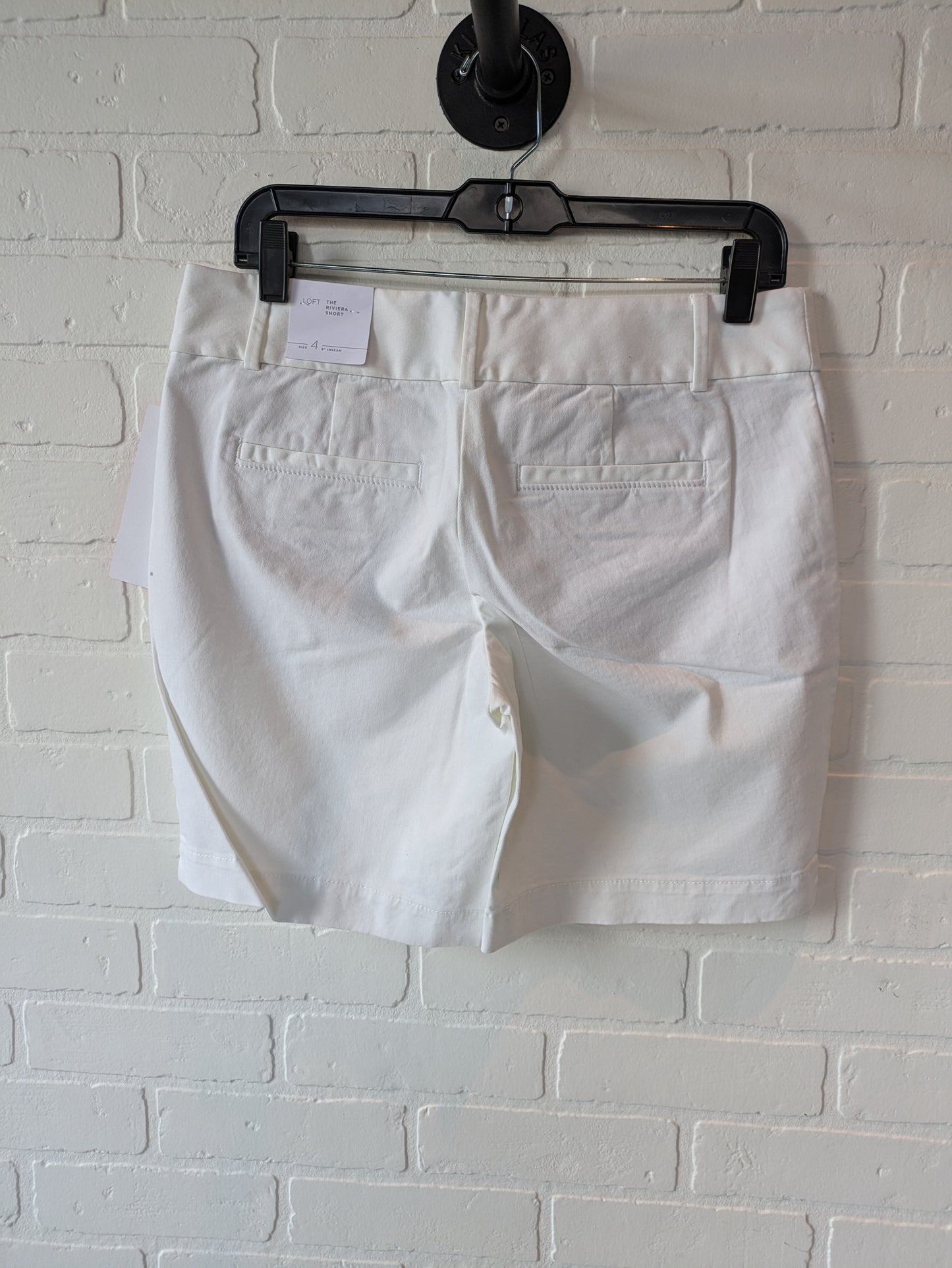 White Shorts Loft, Size 4