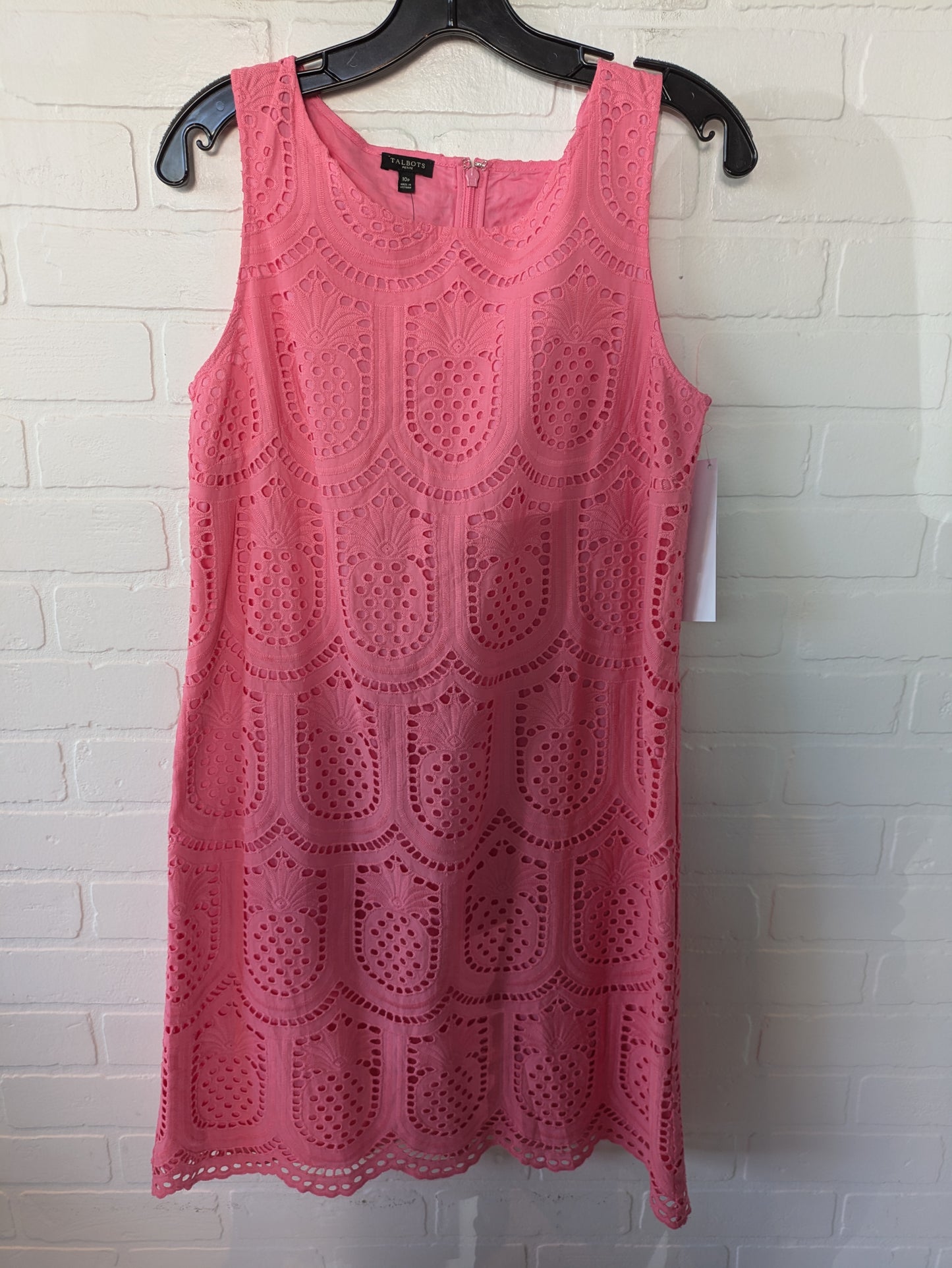 Pink Dress Casual Short Talbots, Size M