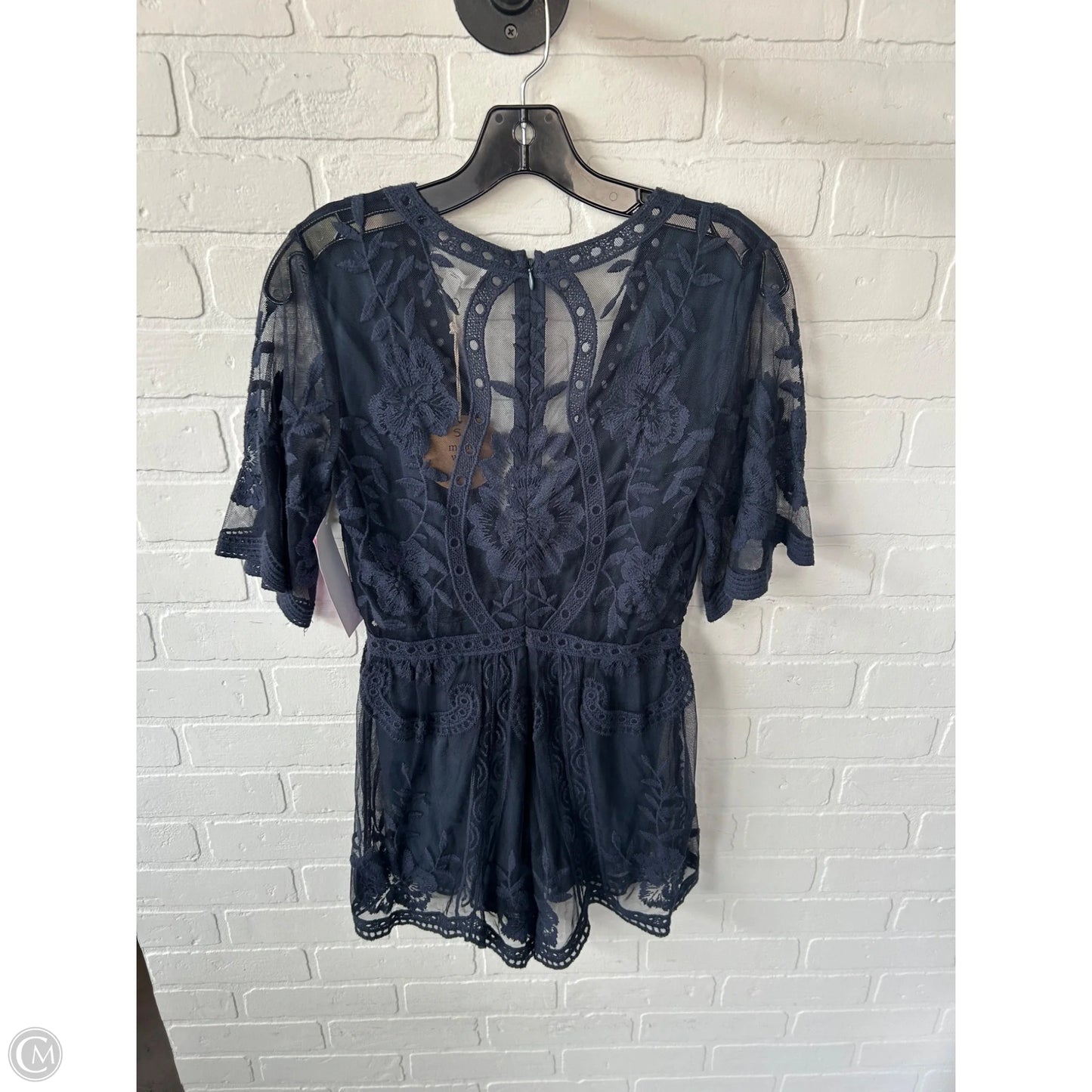 Romper By Honey Punch In Blue, Size: S