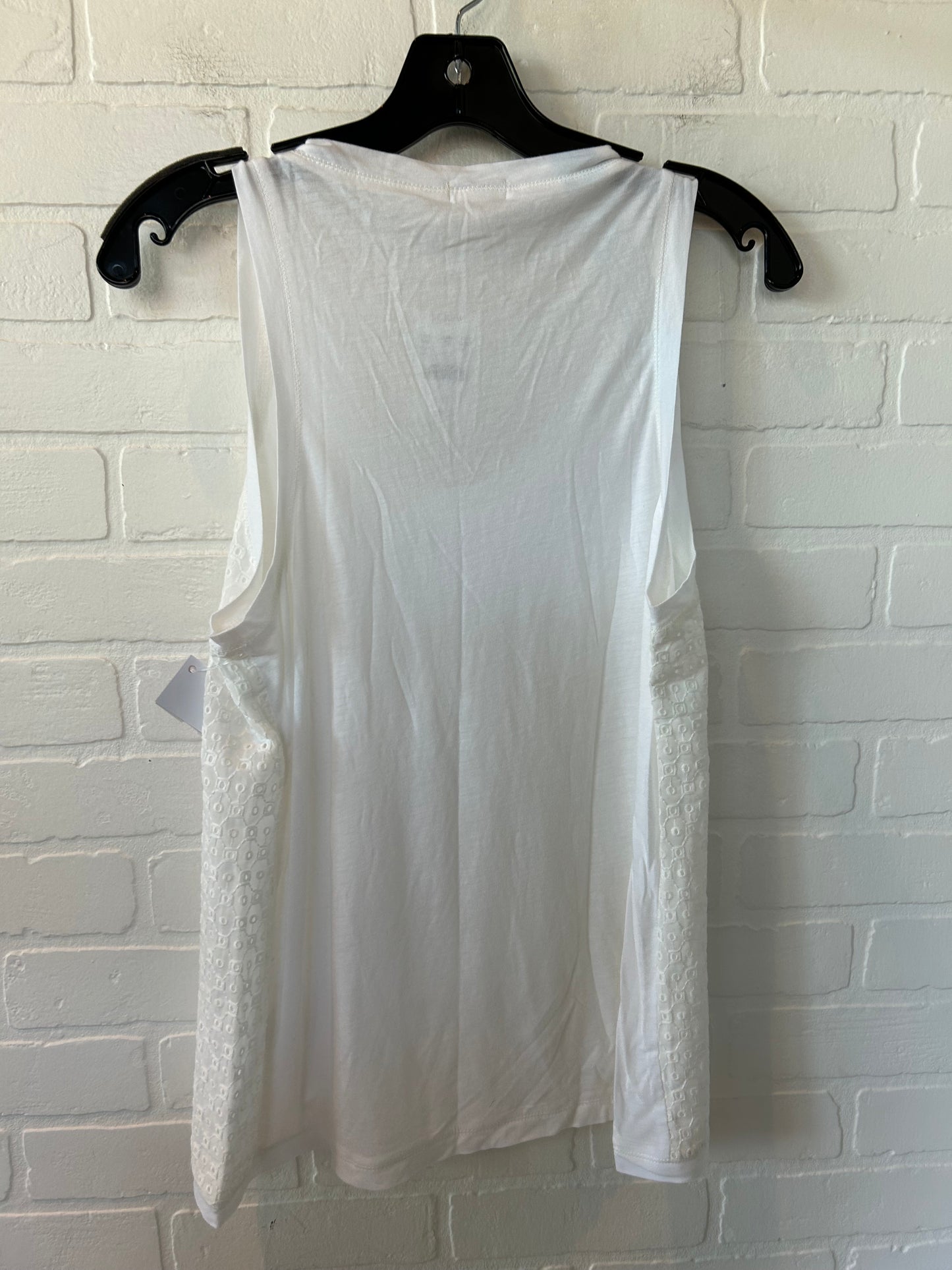 White Top Sleeveless J. Crew, Size M