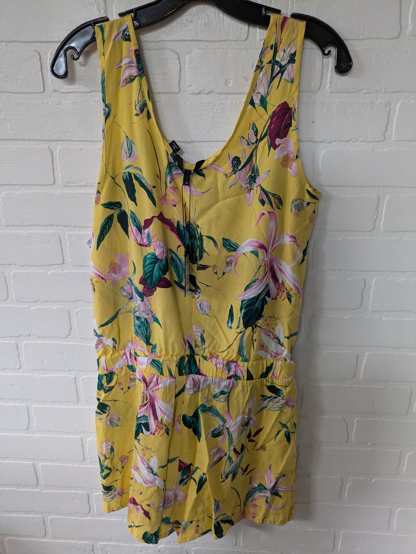 Romper By Vero Moda In Yellow, Size: M