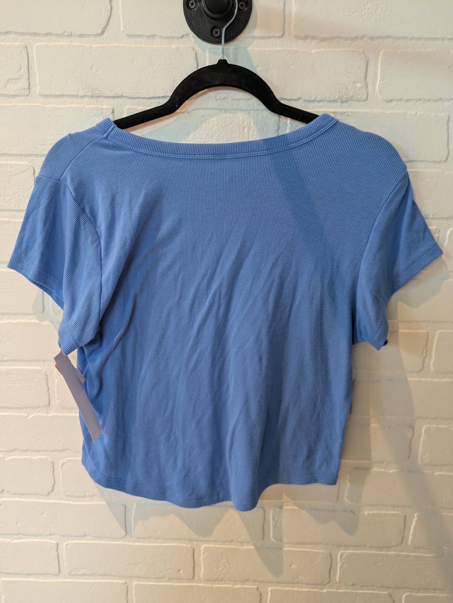 Athletic Top Short Sleeve By Old Navy In Blue, Size: L