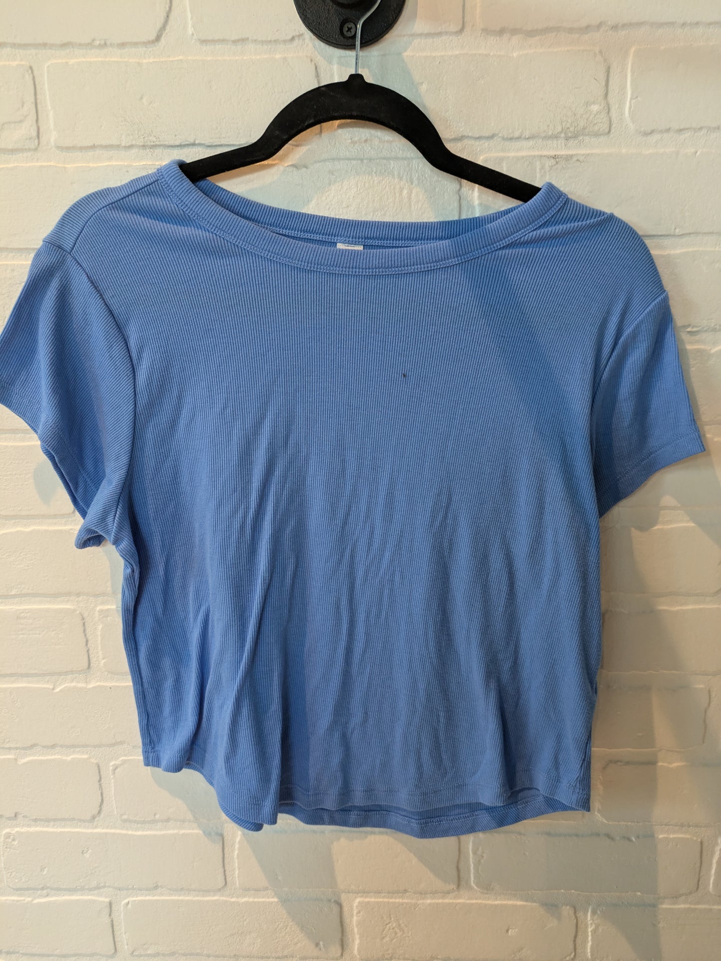 Athletic Top Short Sleeve By Old Navy In Blue, Size: L