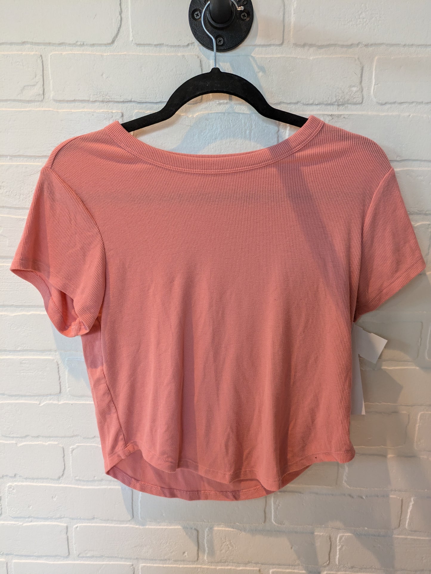 Athletic Top Short Sleeve By Old Navy In Pink, Size: L