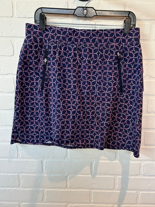 Athletic Skirt By Talbots In Blue & Pink, Size: 8petite