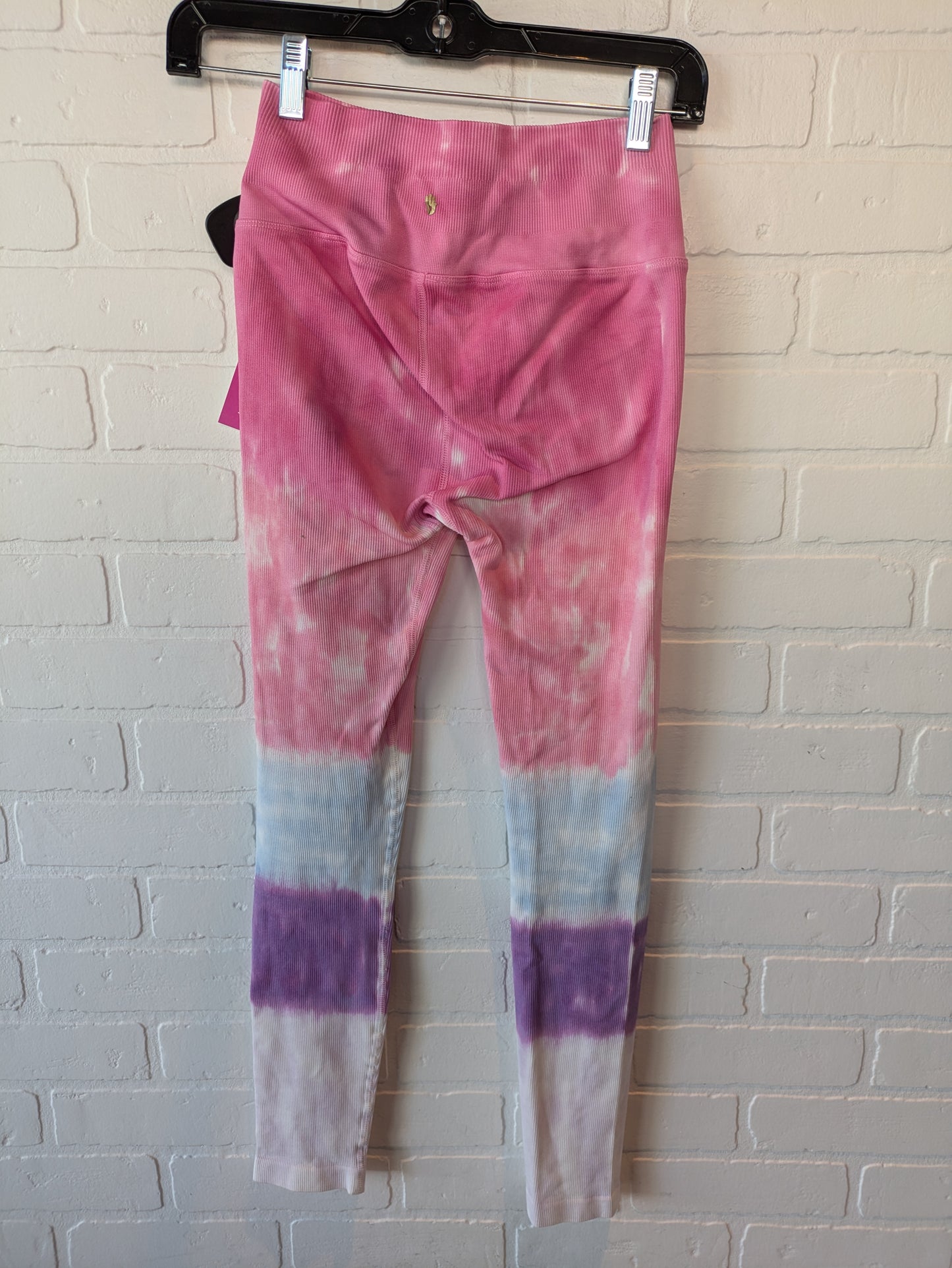 Athletic Leggings By Spiritual Gangster In Pink & Purple, Size: 2