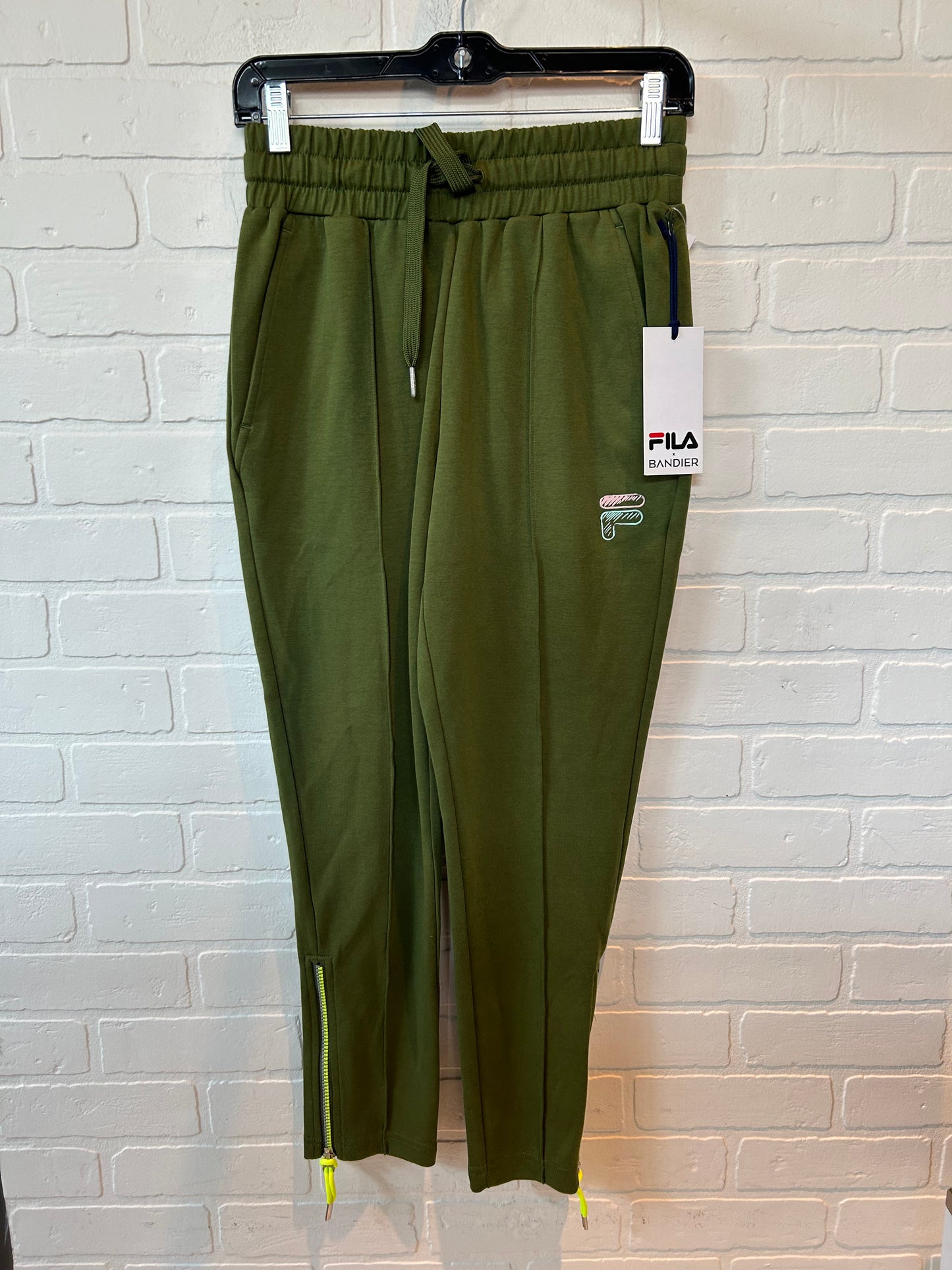 Athletic Pants By Fila In Green, Size: 0