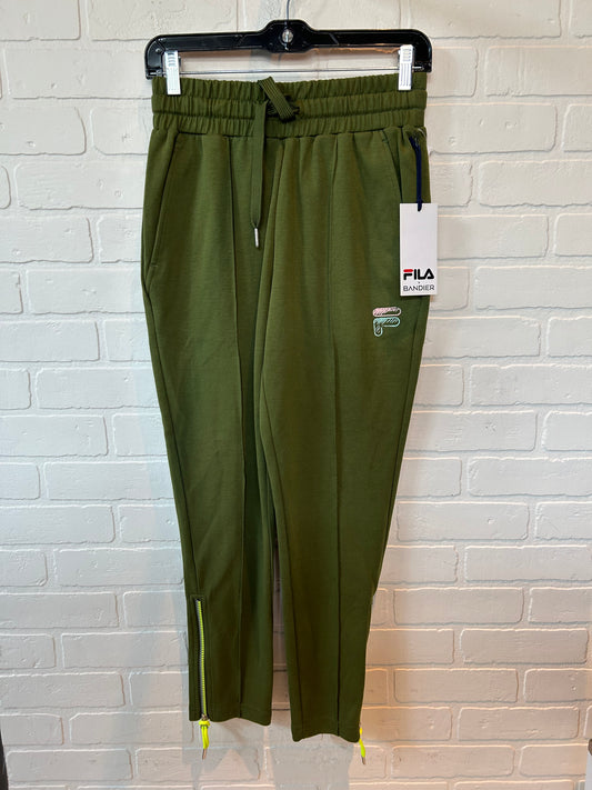 Athletic Pants By Fila In Green, Size: 0