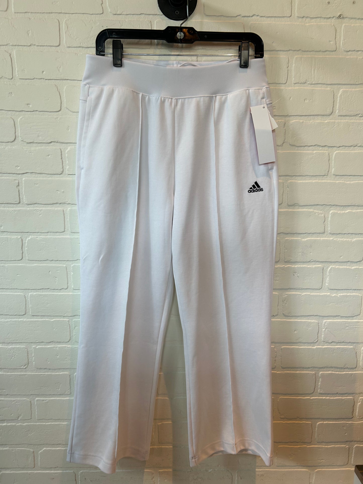 Athletic Pants By Adidas In White, Size: 8