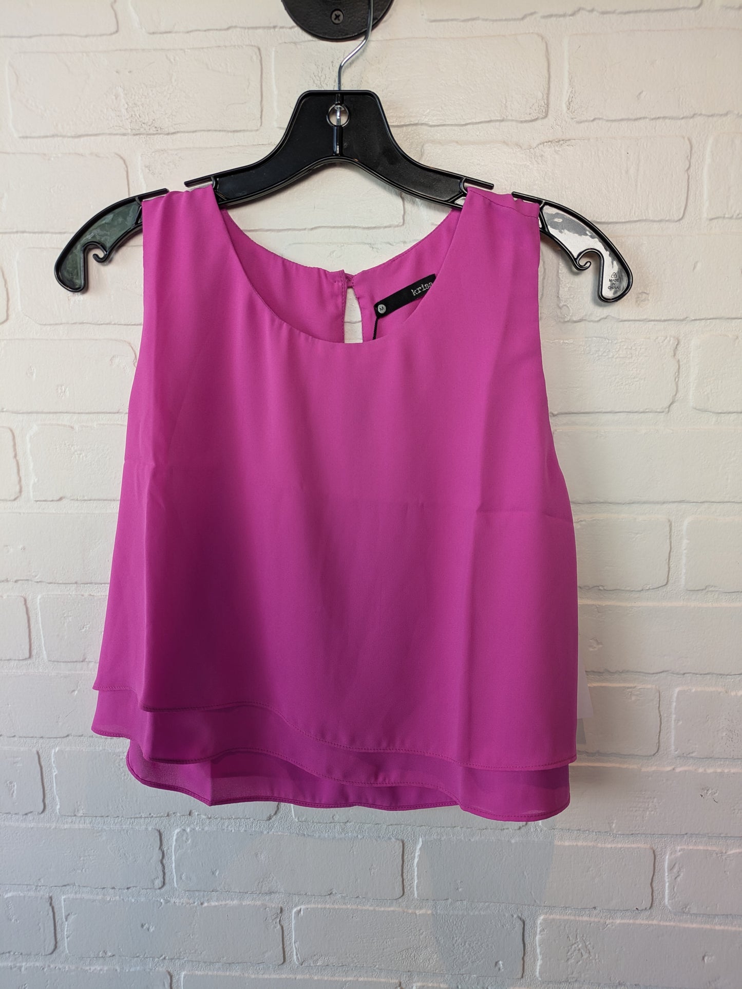 Top Sleeveless By Clothes Mentor In Purple, Size: M