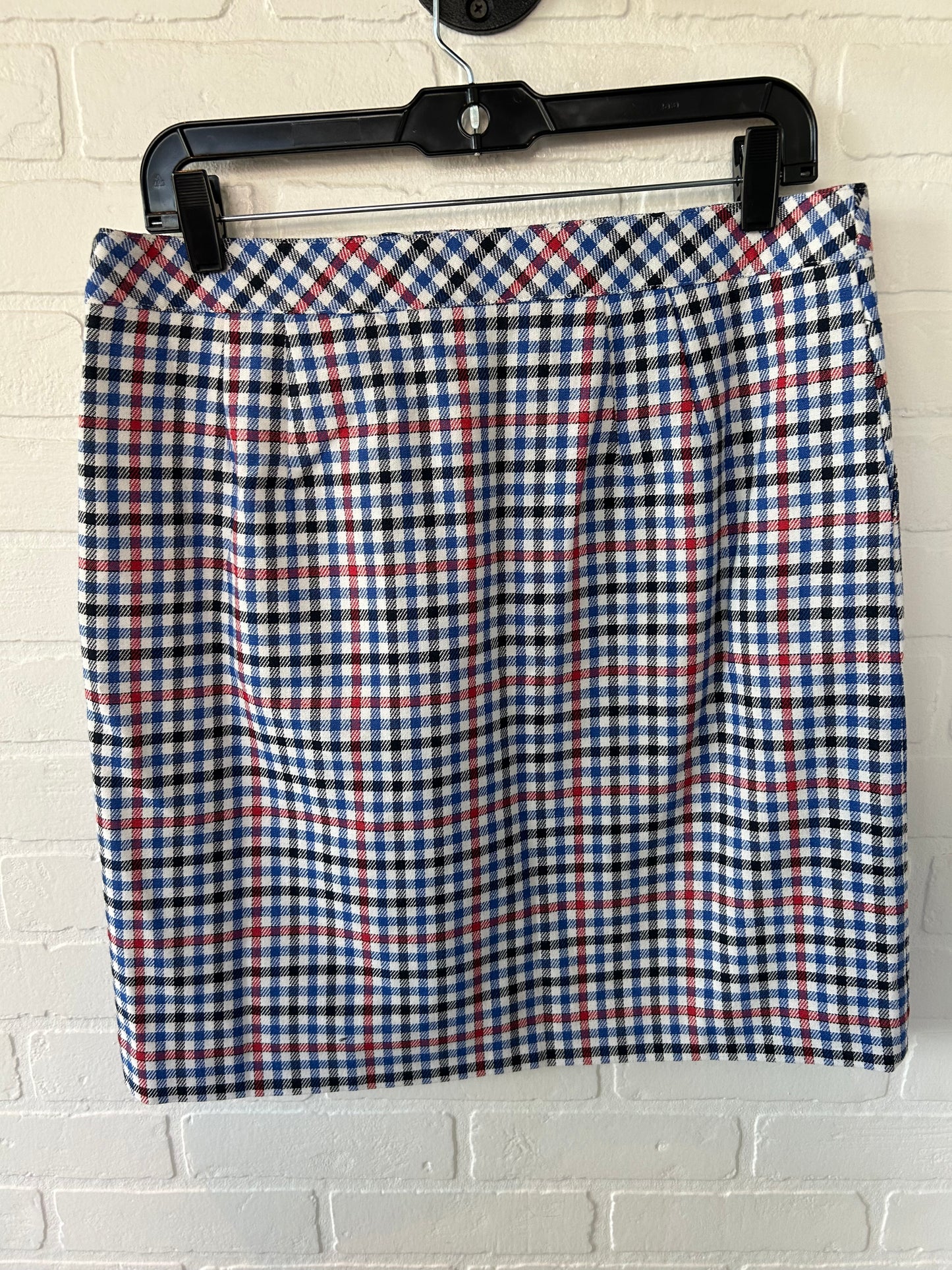 Skirt Mini & Short By Talbots In Blue & Red & White, Size: 10petite