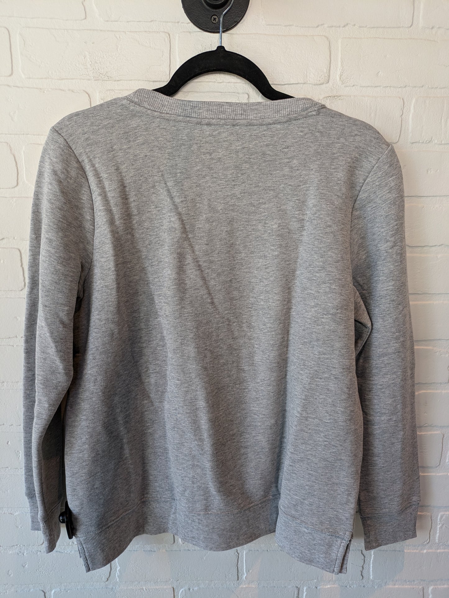 Sweatshirt Crewneck By Talbots In Grey, Size: M