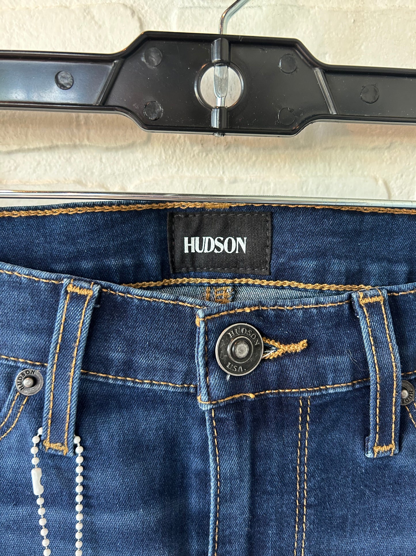 Jeans Skinny By Hudson In Blue Denim, Size: 2