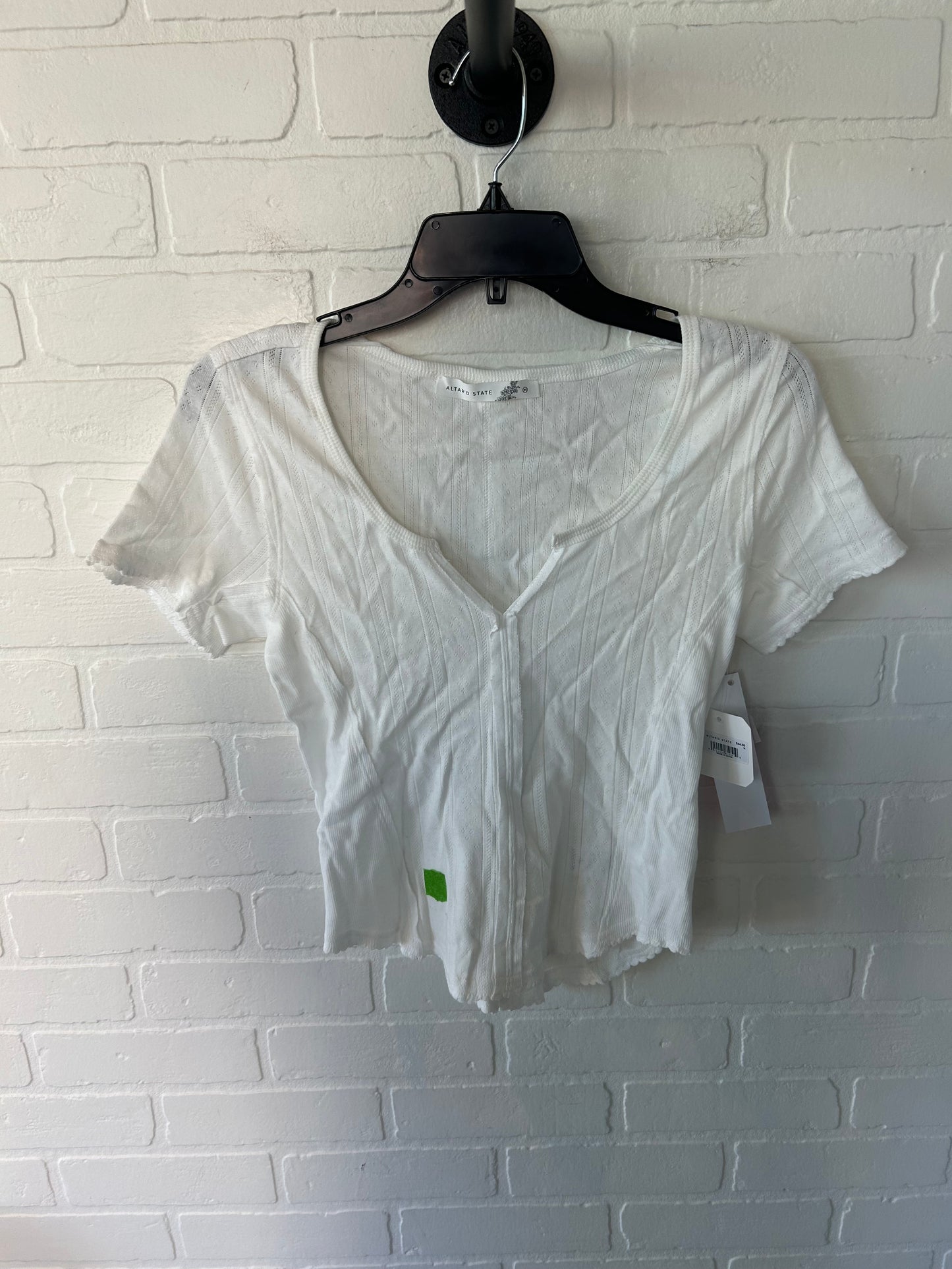 Top Short Sleeve By Altard State In White, Size: M