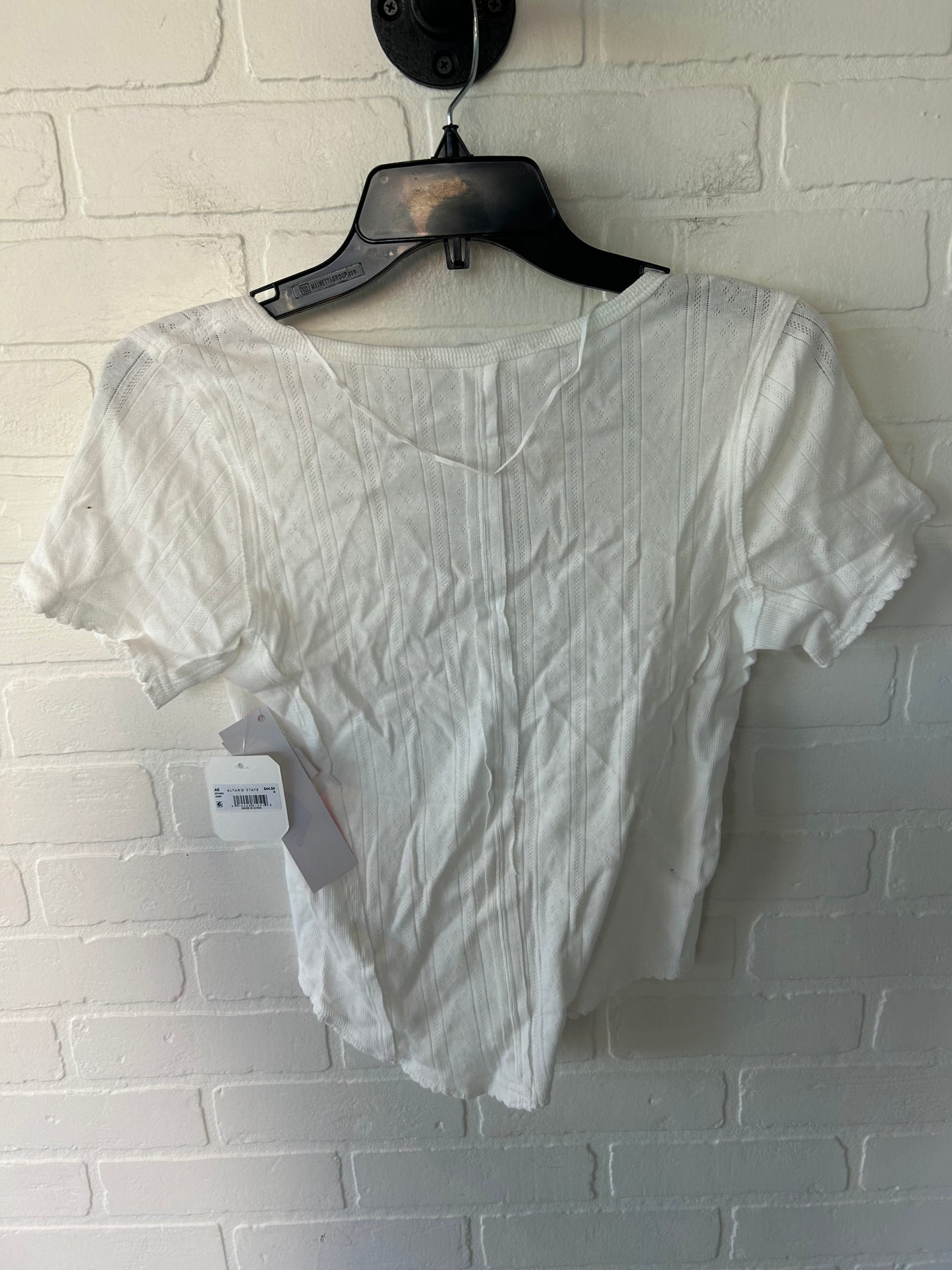 Top Short Sleeve By Altard State In White, Size: M