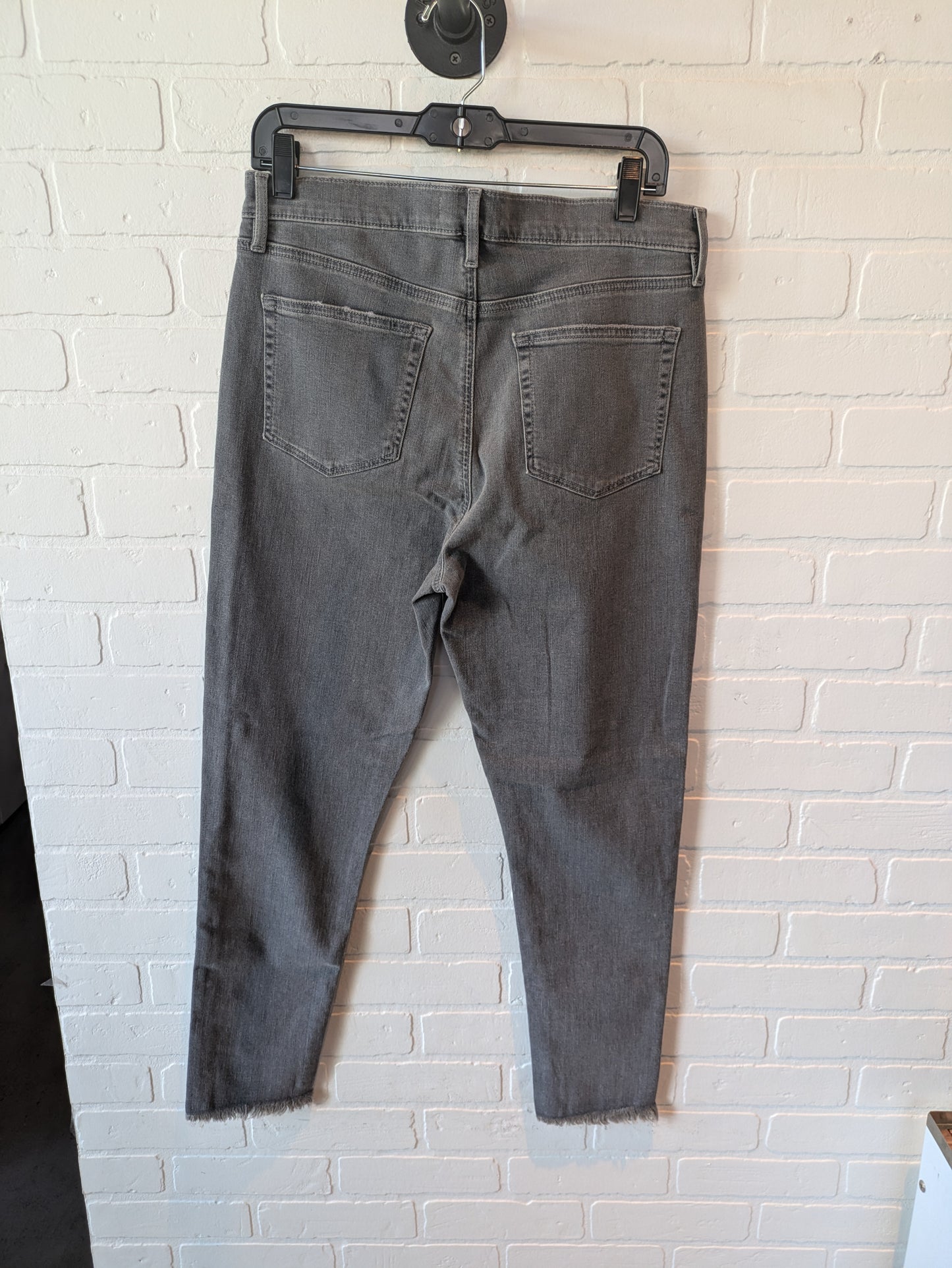 Jeans Skinny By Loft In Grey Denim, Size: 10