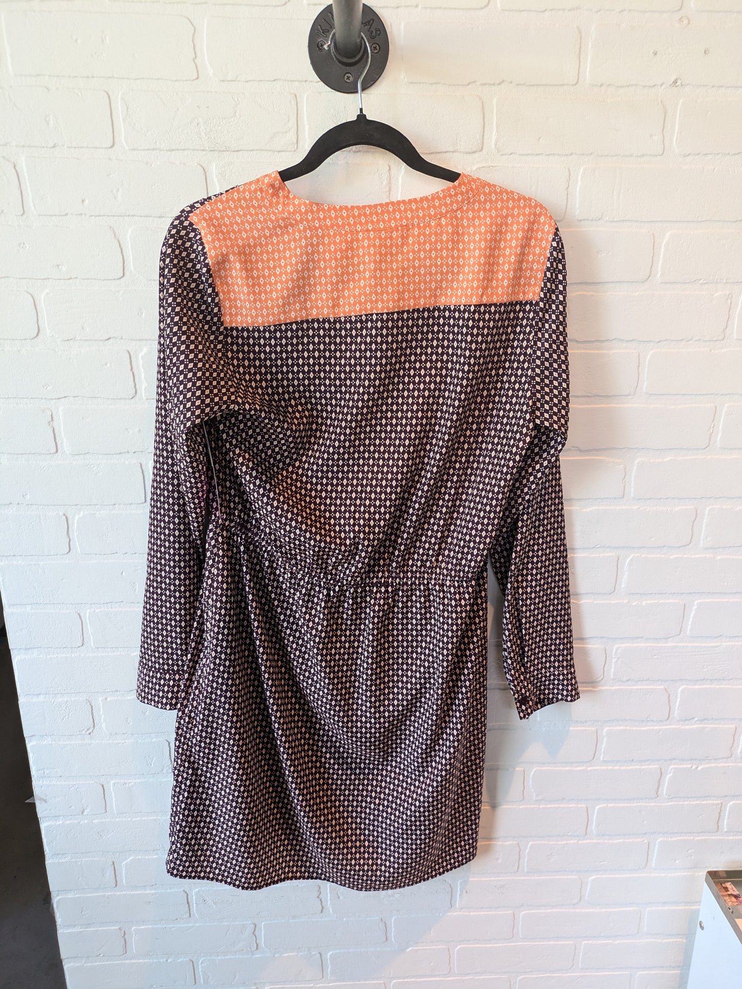 Dress Casual Short By Maison Jules In Brown & Orange, Size: L