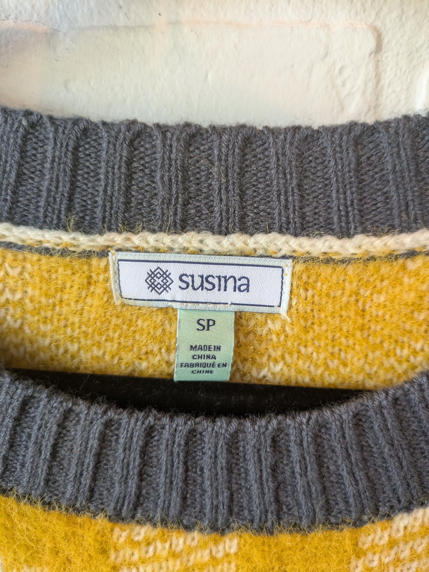 Sweater By Susina In Yellow, Size: S