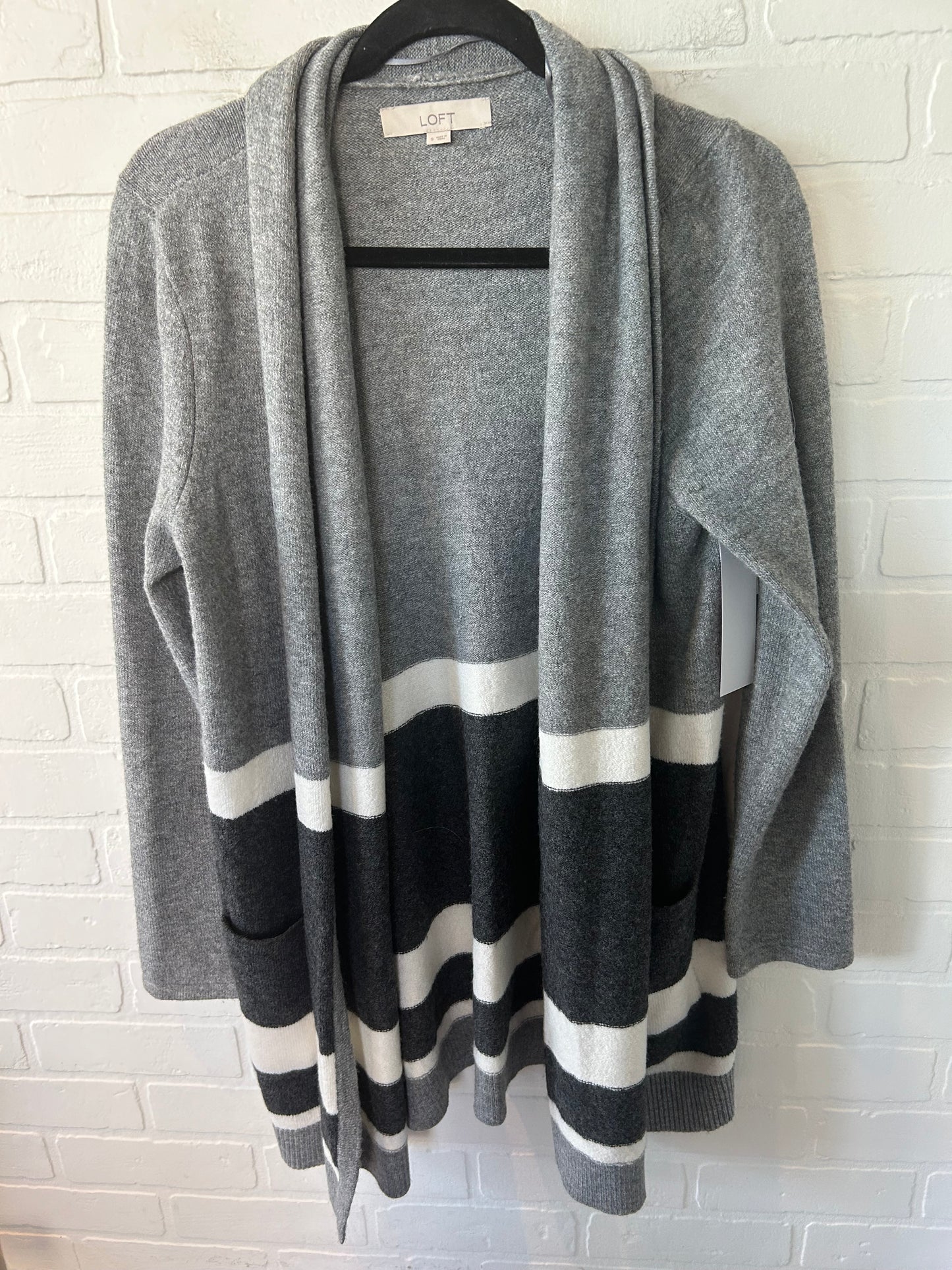 Sweater By Loft In Grey, Size: S