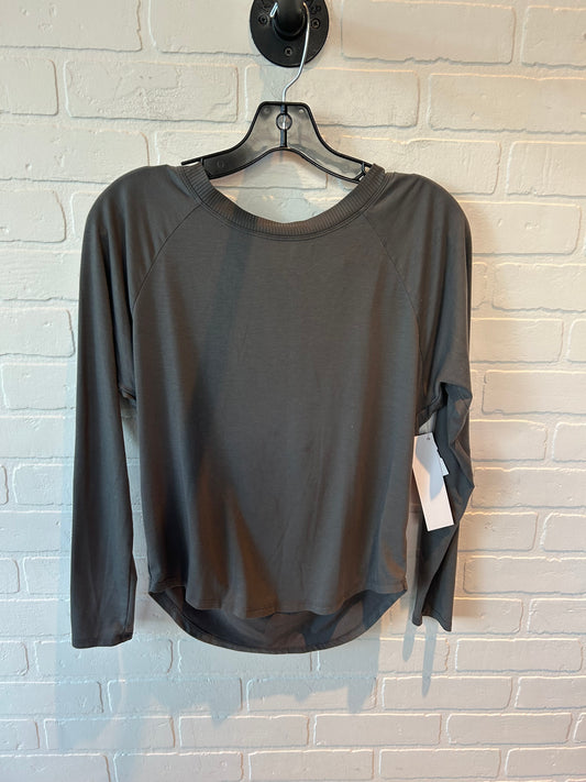 Athletic Top Long Sleeve Crewneck By Athleta In Grey, Size: Xxs