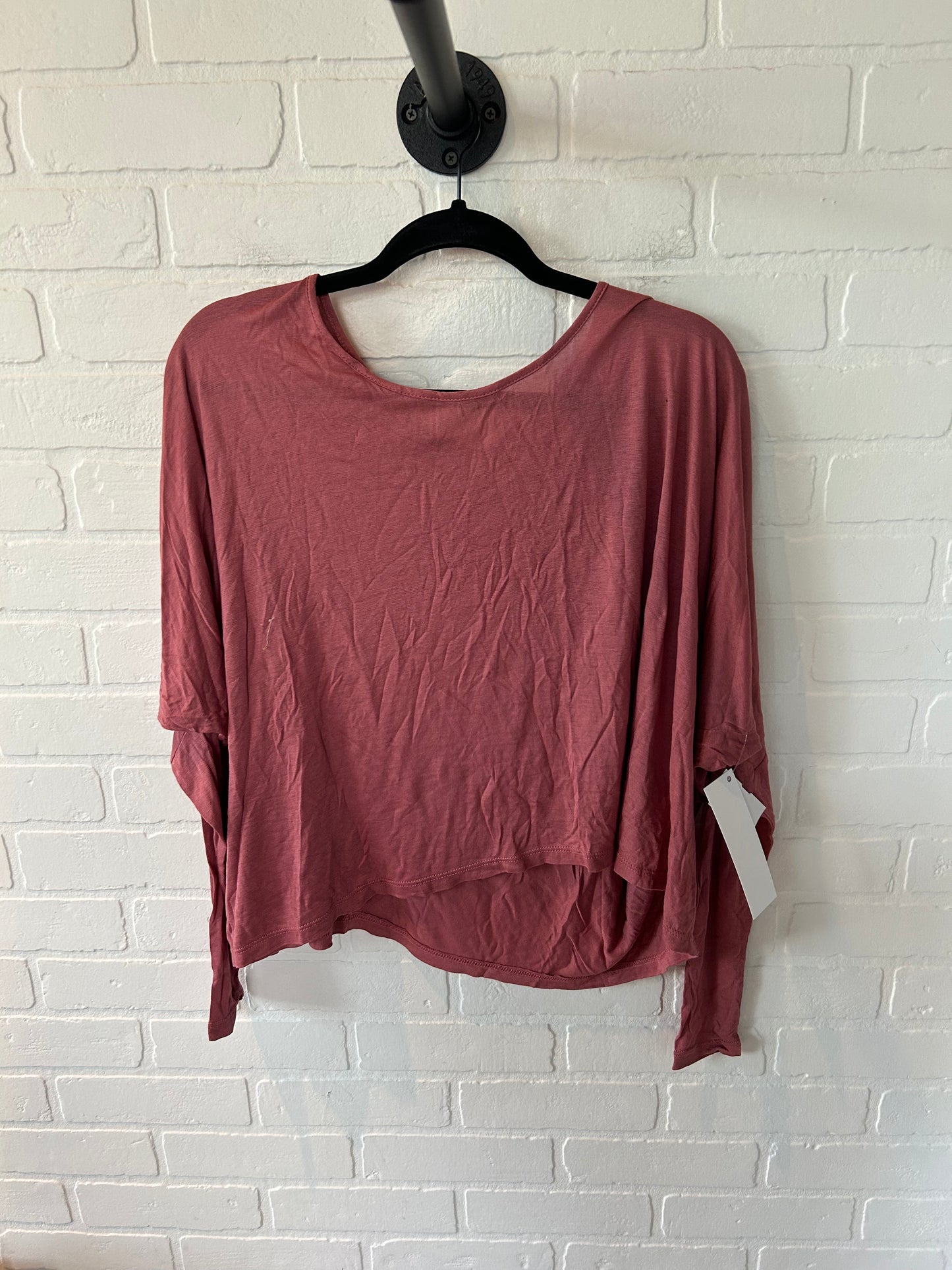 Top Long Sleeve Basic By Soprano In Pink, Size: Xs