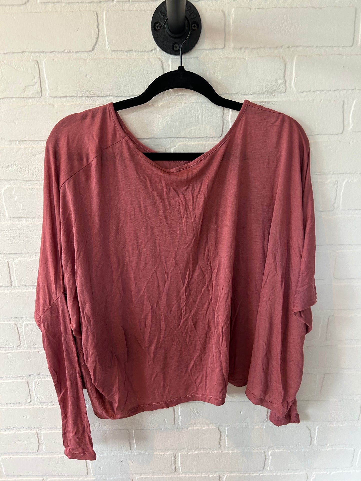 Top Long Sleeve Basic By Soprano In Pink, Size: Xs