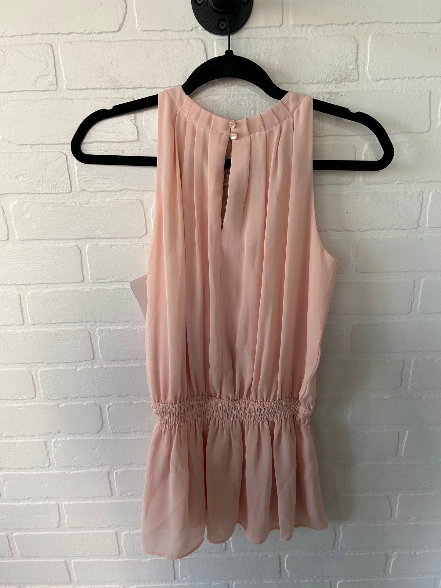 Top Sleeveless By Cache In Pink, Size: Xs