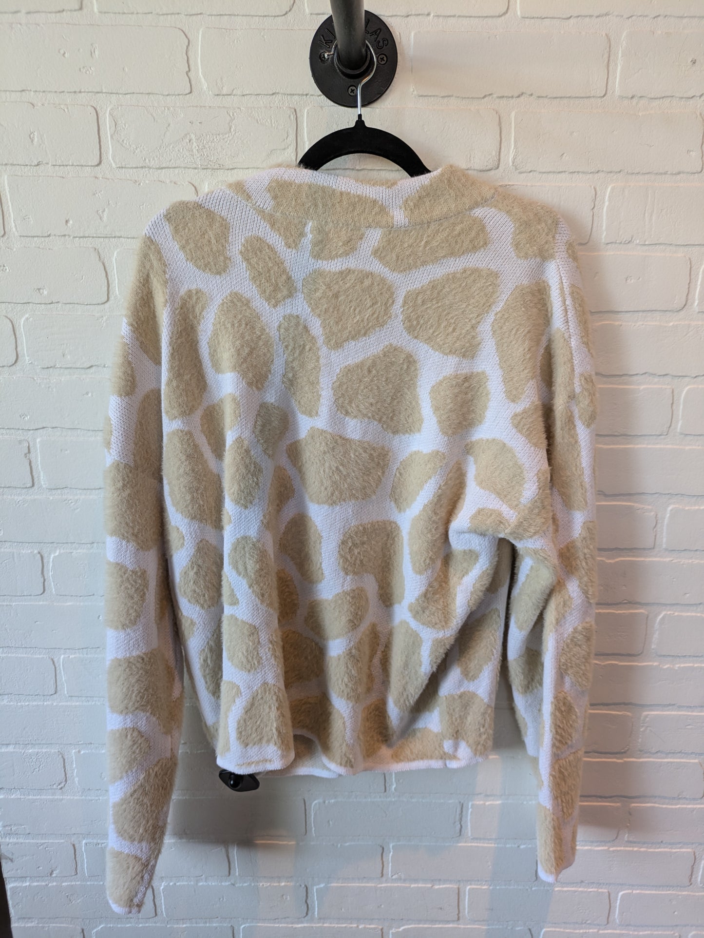 Sweater By Caslon In Tan & White, Size: Xl