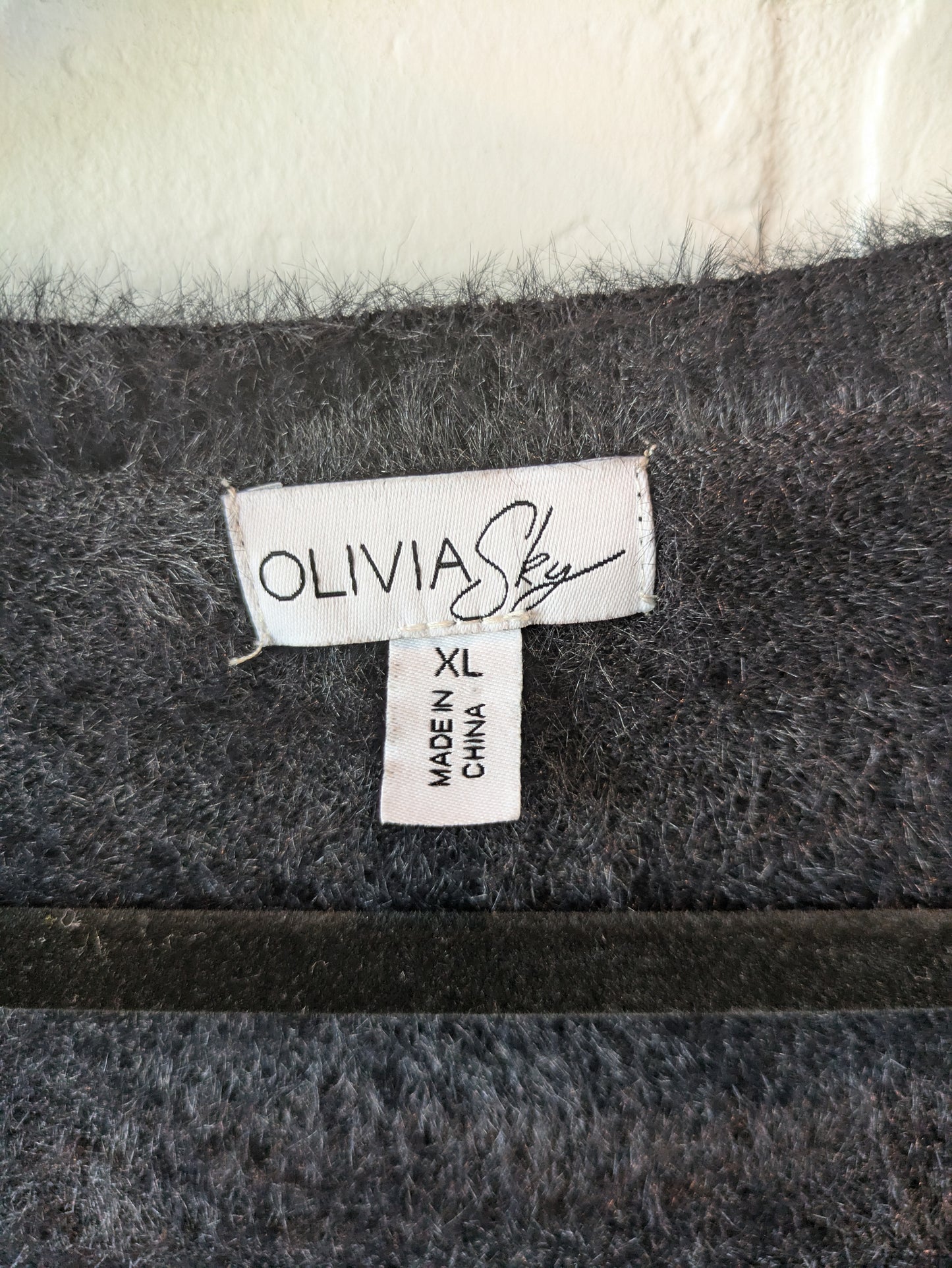 Sweater Cardigan By Olivia Sky In Black, Size: Xl