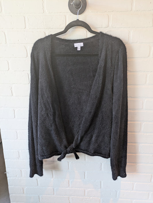 Sweater Cardigan By Olivia Sky In Black, Size: Xl