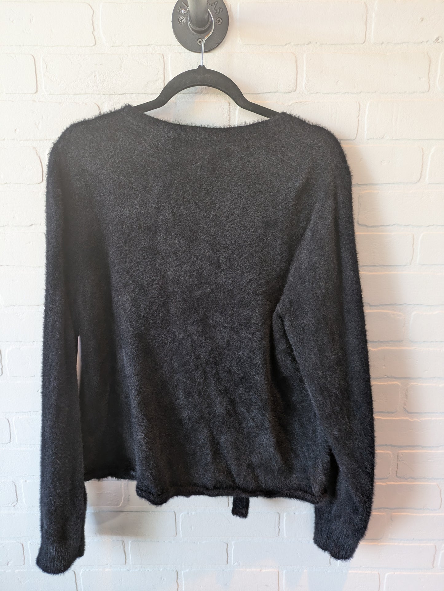 Sweater Cardigan By Olivia Sky In Black, Size: Xl