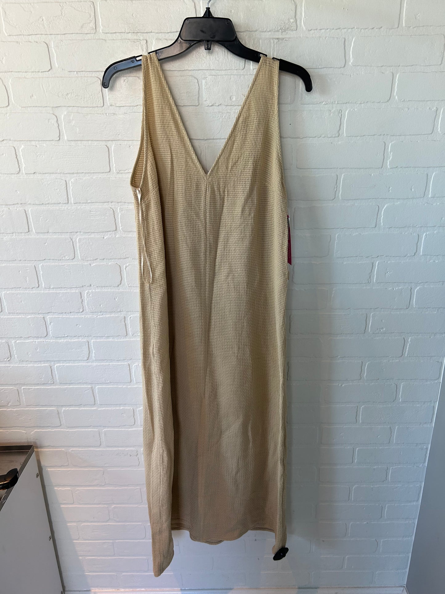 Dress Casual Maxi By Massimo Dutti In Tan, Size: S