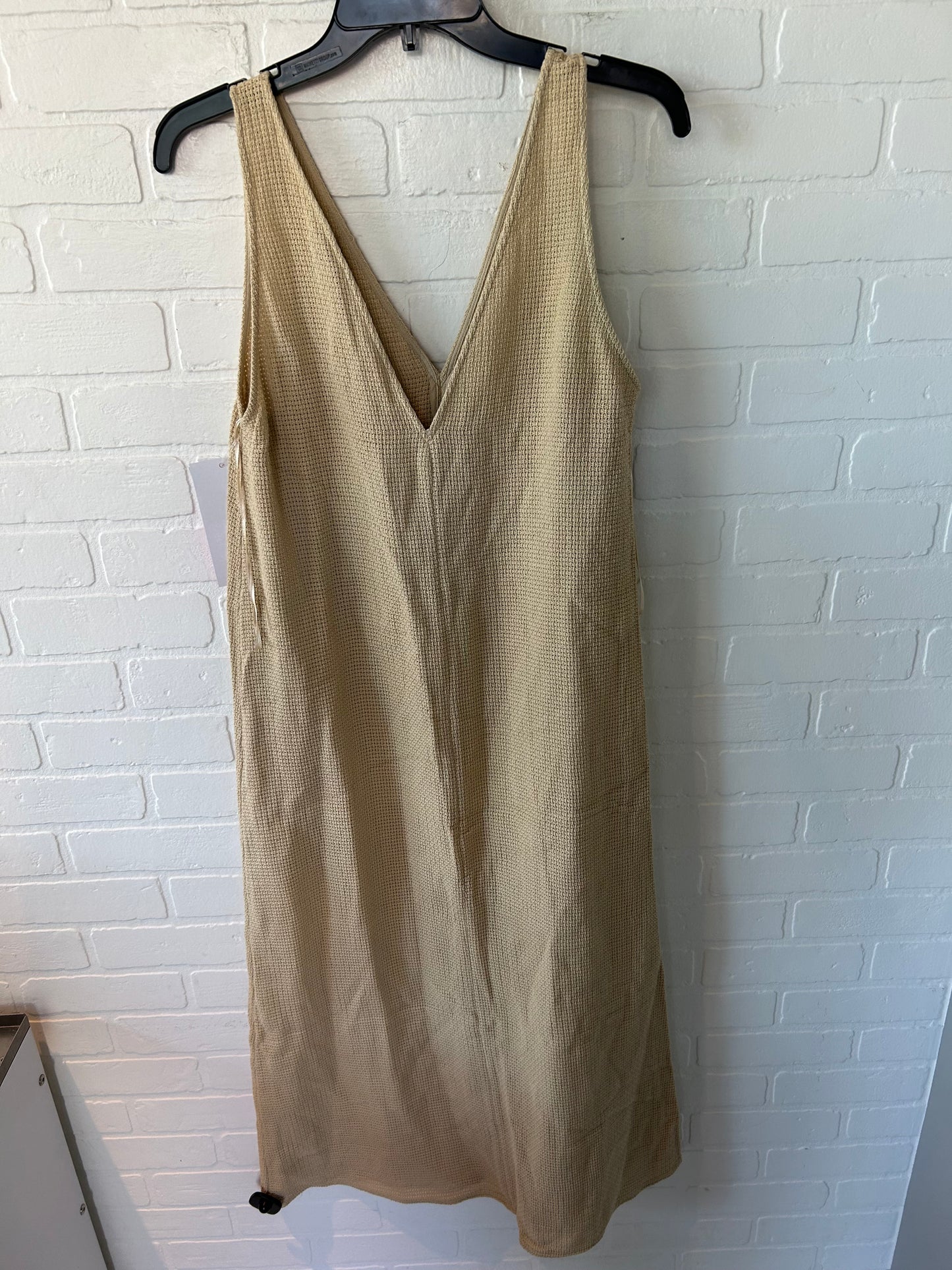 Dress Casual Maxi By Massimo Dutti In Tan, Size: S