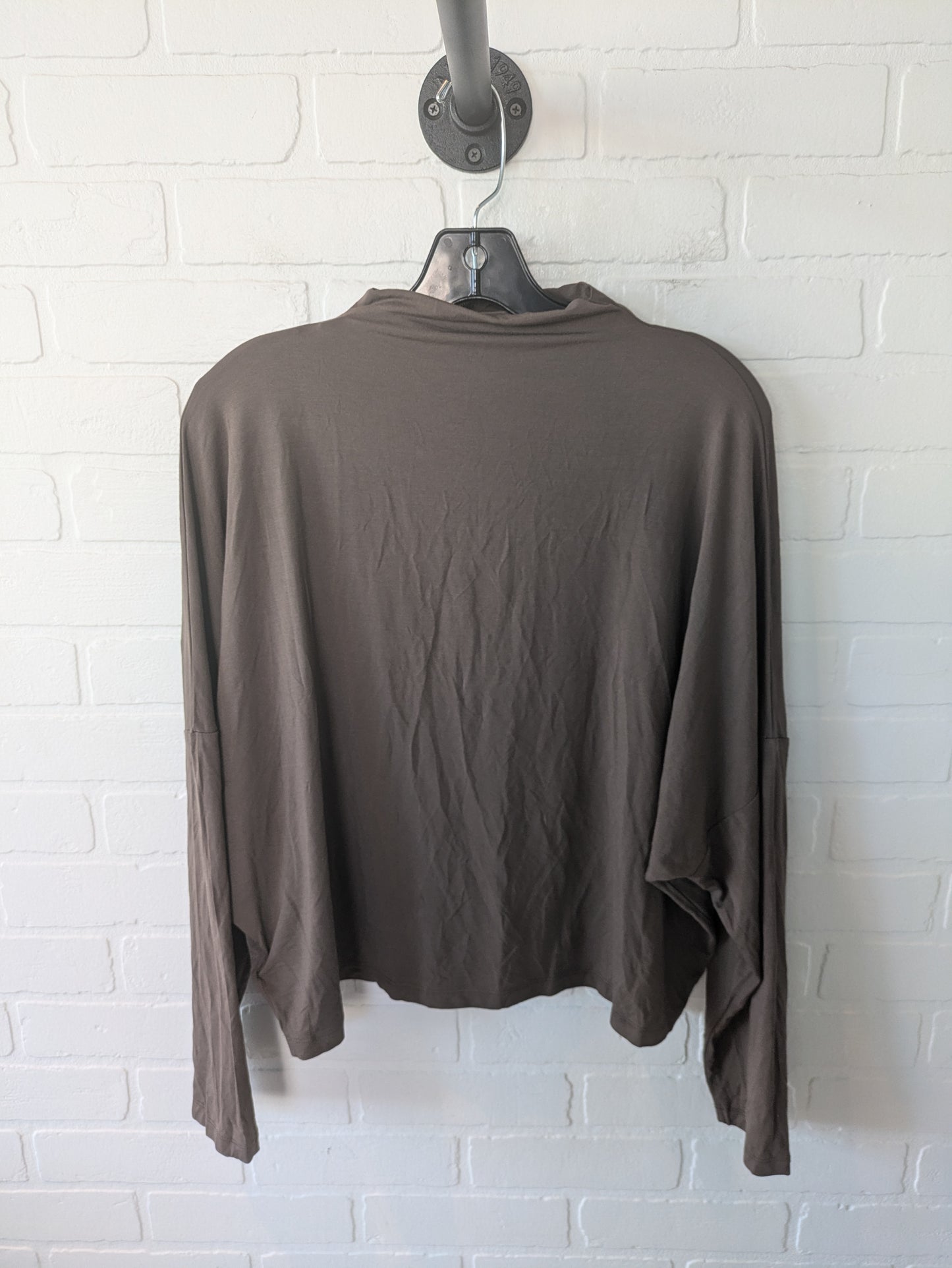 Top Long Sleeve By Express In Brown, Size: L