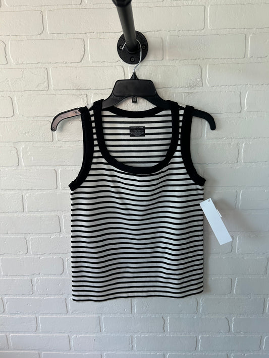 Top Sleeveless By Gibson And Latimer In Black & White, Size: L