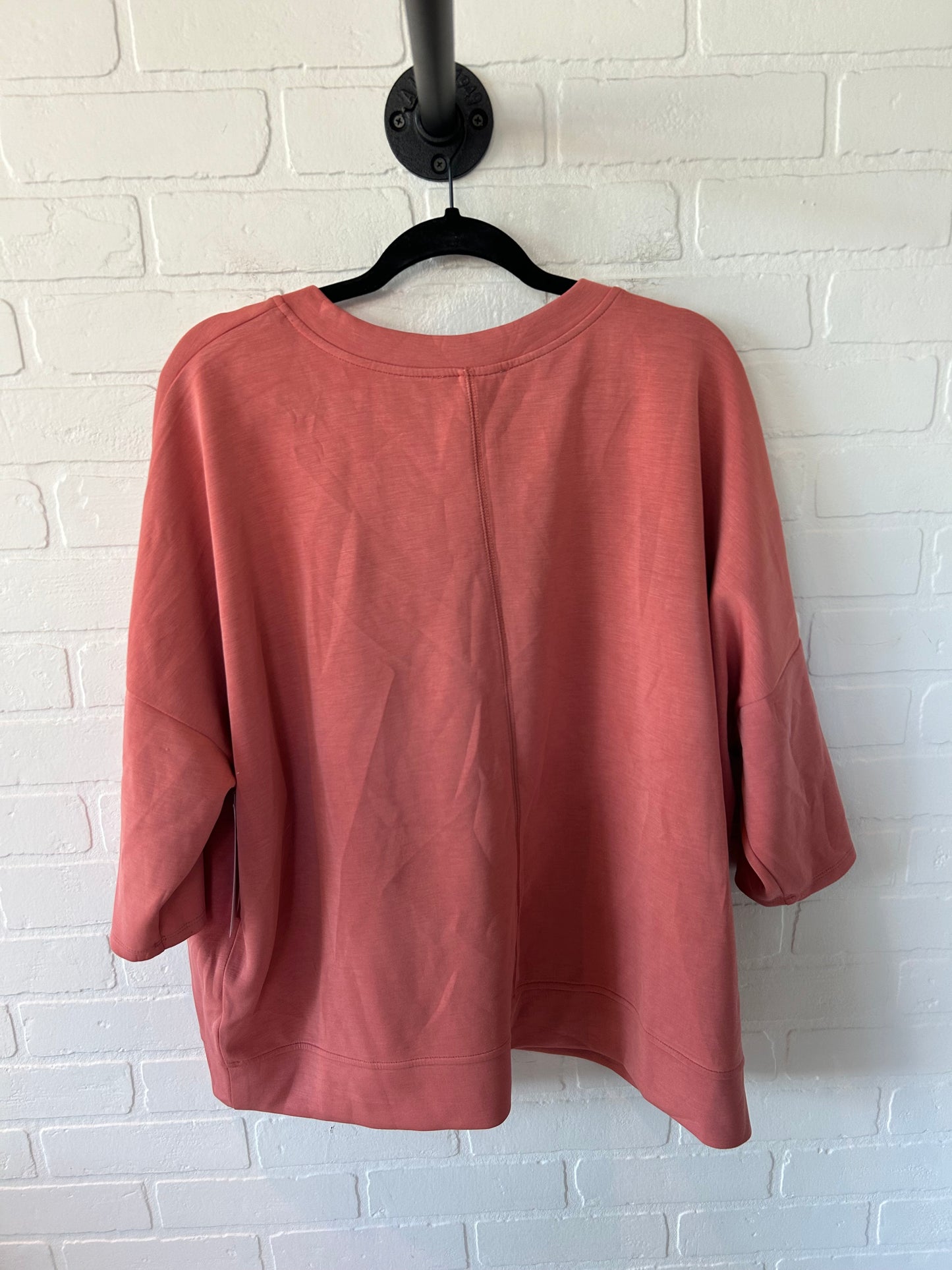 Top Short Sleeve By Cable And Gauge In Orange, Size: 1x