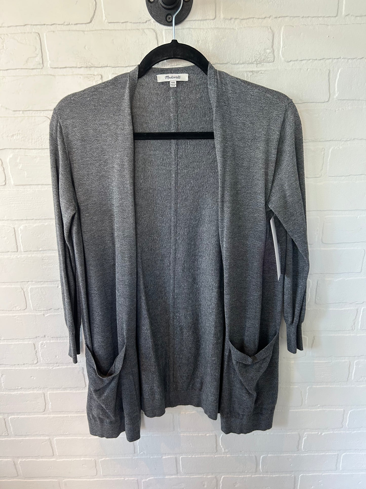 Cardigan By Madewell In Grey, Size: Xxs