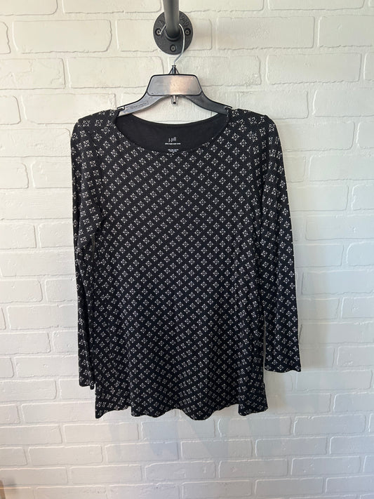 Tunic Long Sleeve By J. Jill In Black, Size: Xs