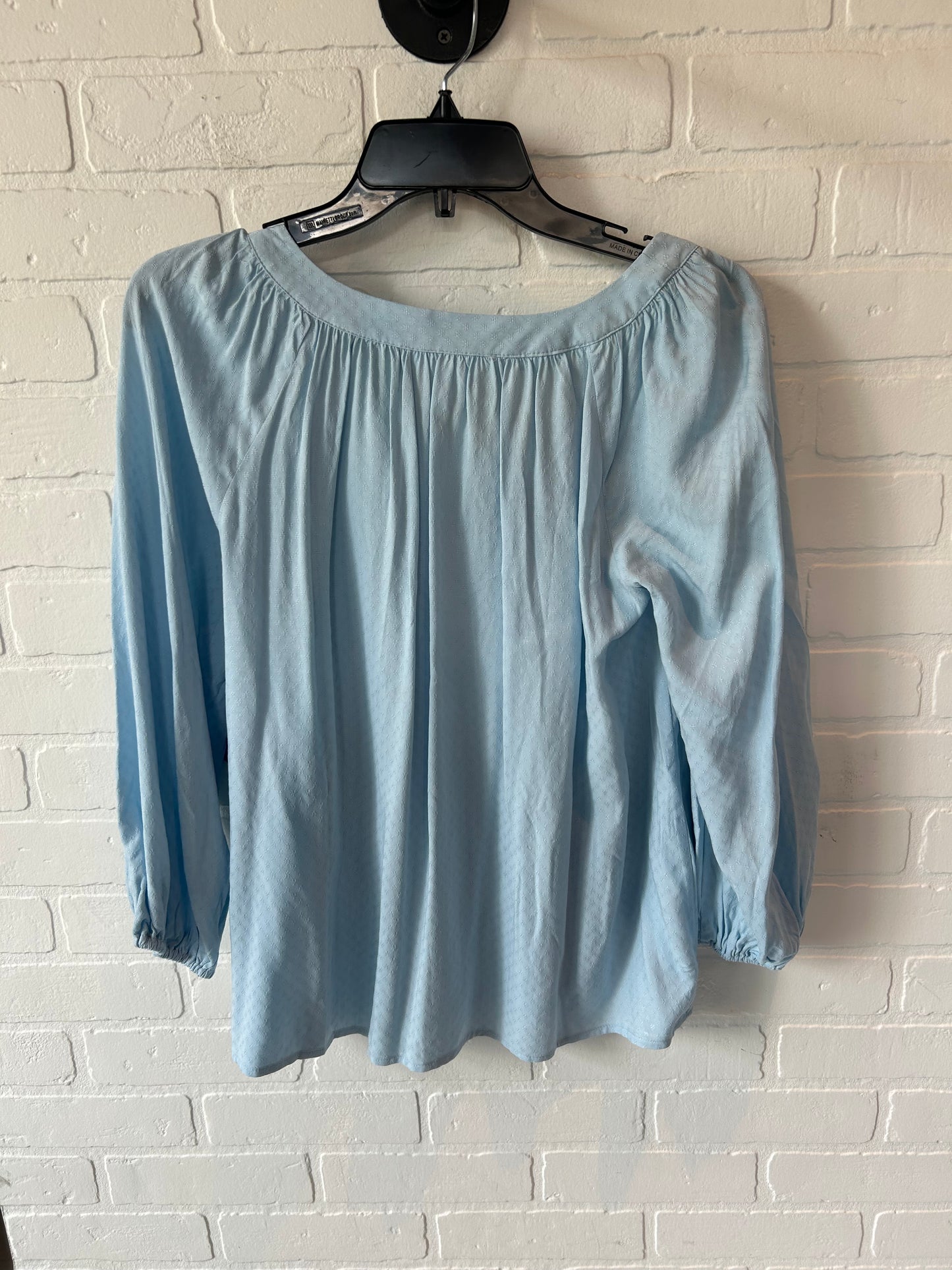 Top Long Sleeve By Lc Lauren Conrad In Blue, Size: S