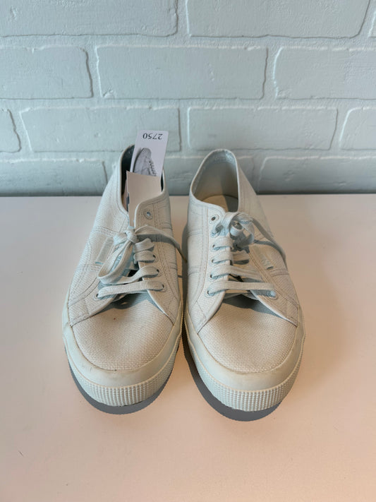 Shoes Sneakers By Superga In White, Size: 9.5