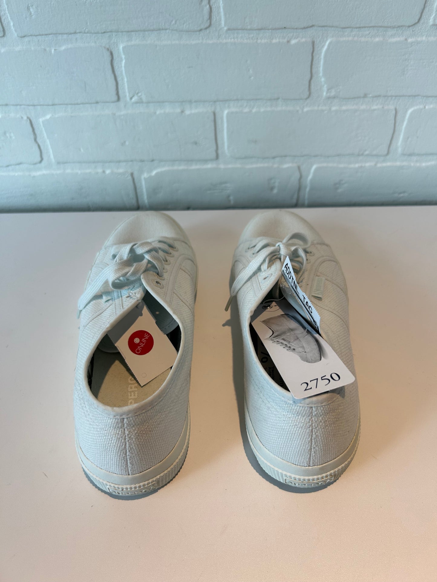 Shoes Sneakers By Superga In White, Size: 9.5