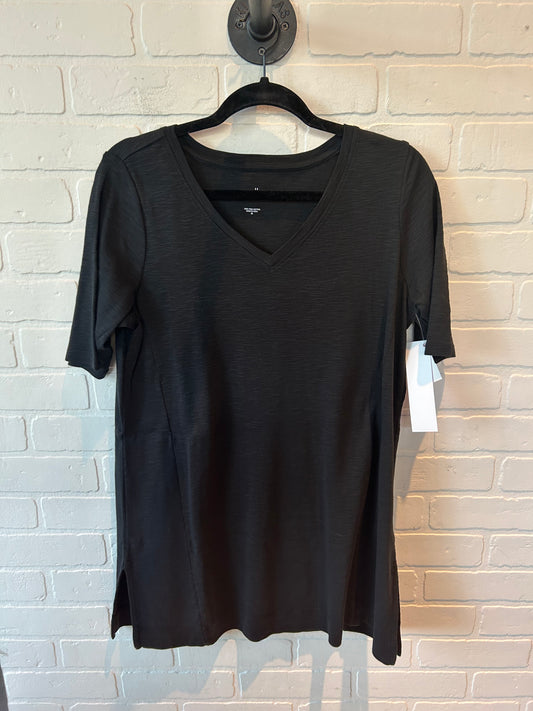 Top Short Sleeve Basic By J. Jill In Black, Size: M