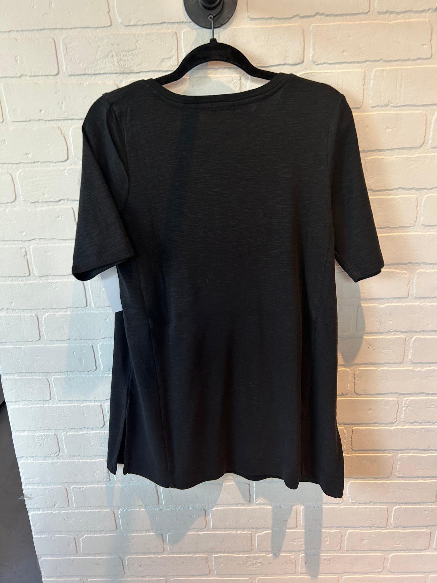 Top Short Sleeve Basic By J. Jill In Black, Size: M