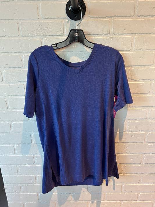 Top Short Sleeve Basic By J. Jill In Purple, Size: M