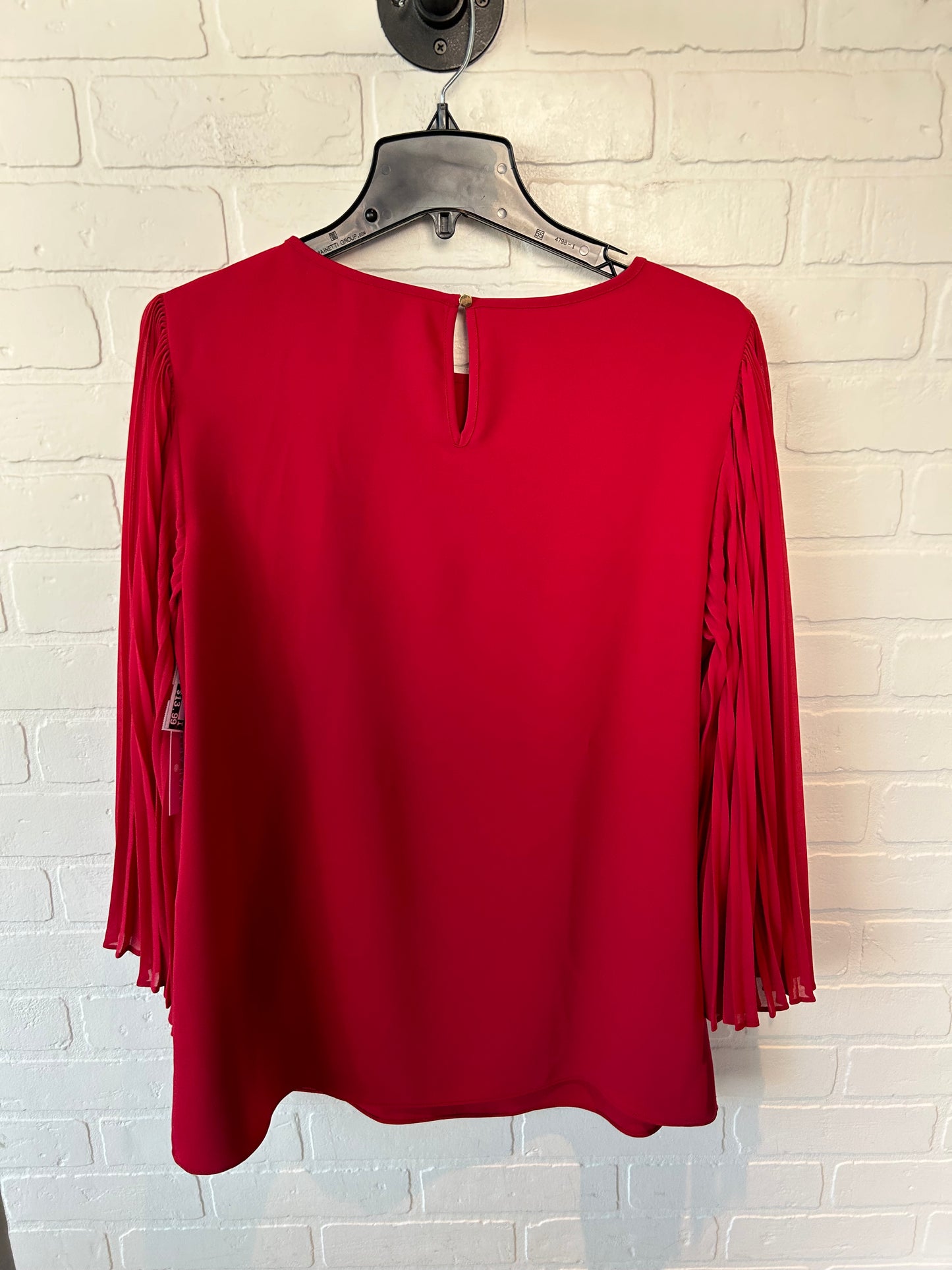 Top Long Sleeve By Chicos In Red, Size: M