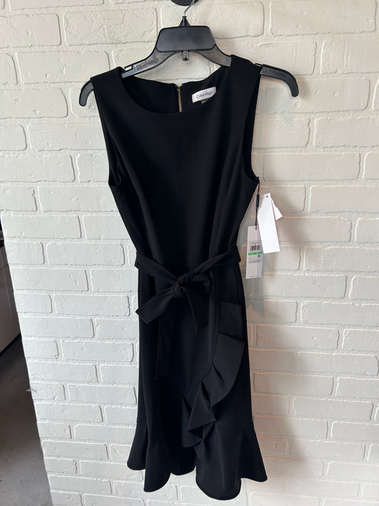 Dress Work By Calvin Klein In Black, Size: M